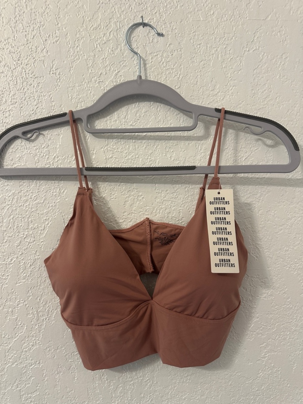 Urban Outfitters Dusty Rose Cropped Bralette